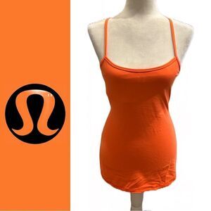 Lululemon Athletica Women’s Neon‎ Orange Razor Back Tank